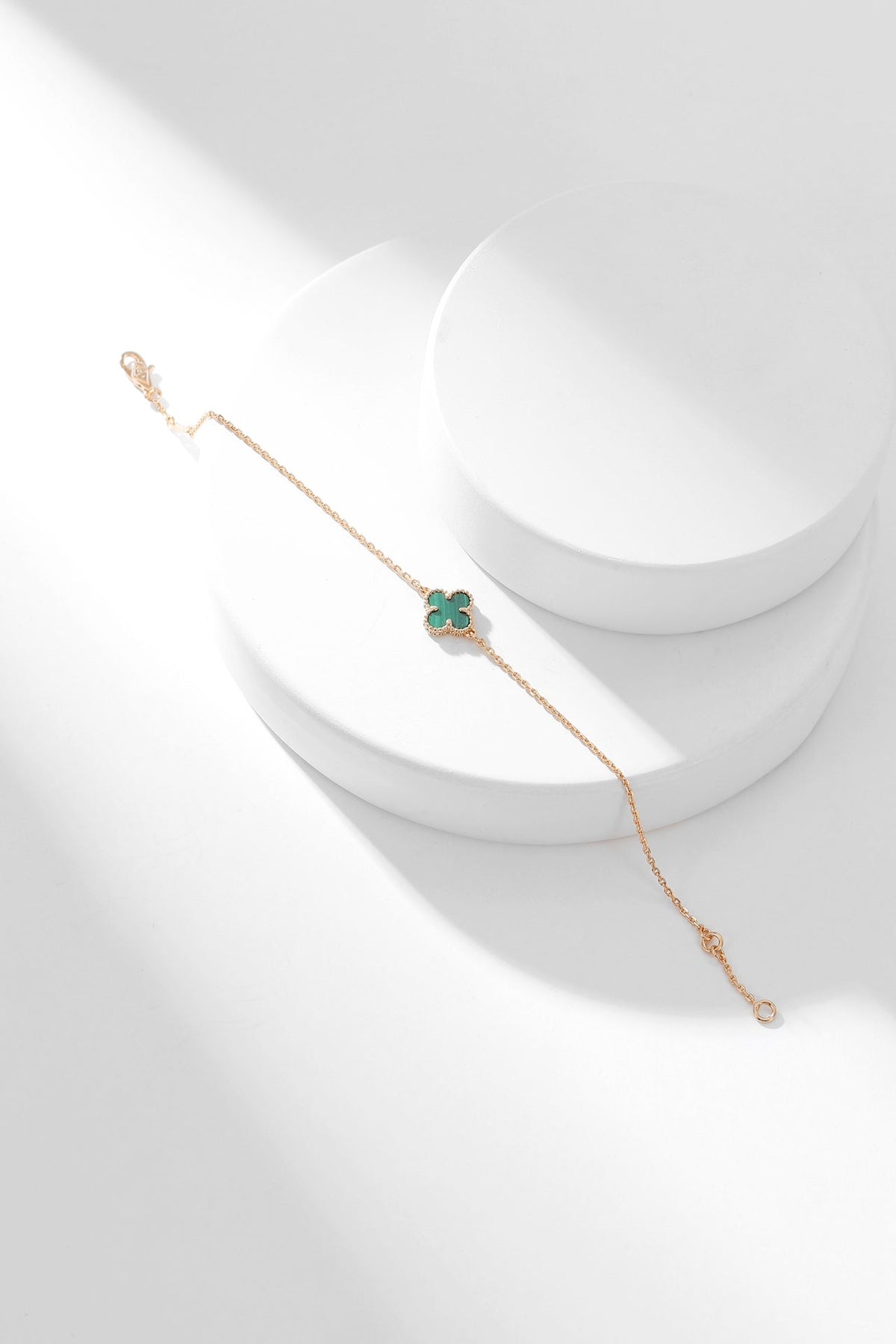 [⭐Sparkve]CLOVER BRACELET MALACHITE 1 MOTIF