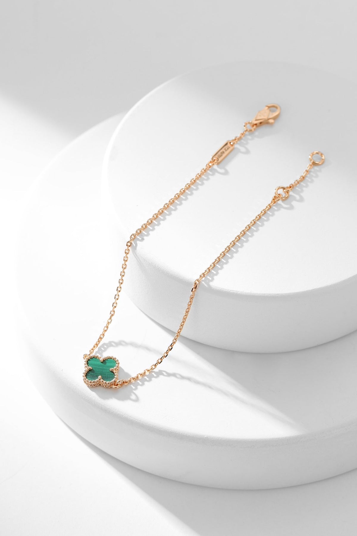 [⭐Sparkve]CLOVER BRACELET MALACHITE 1 MOTIF