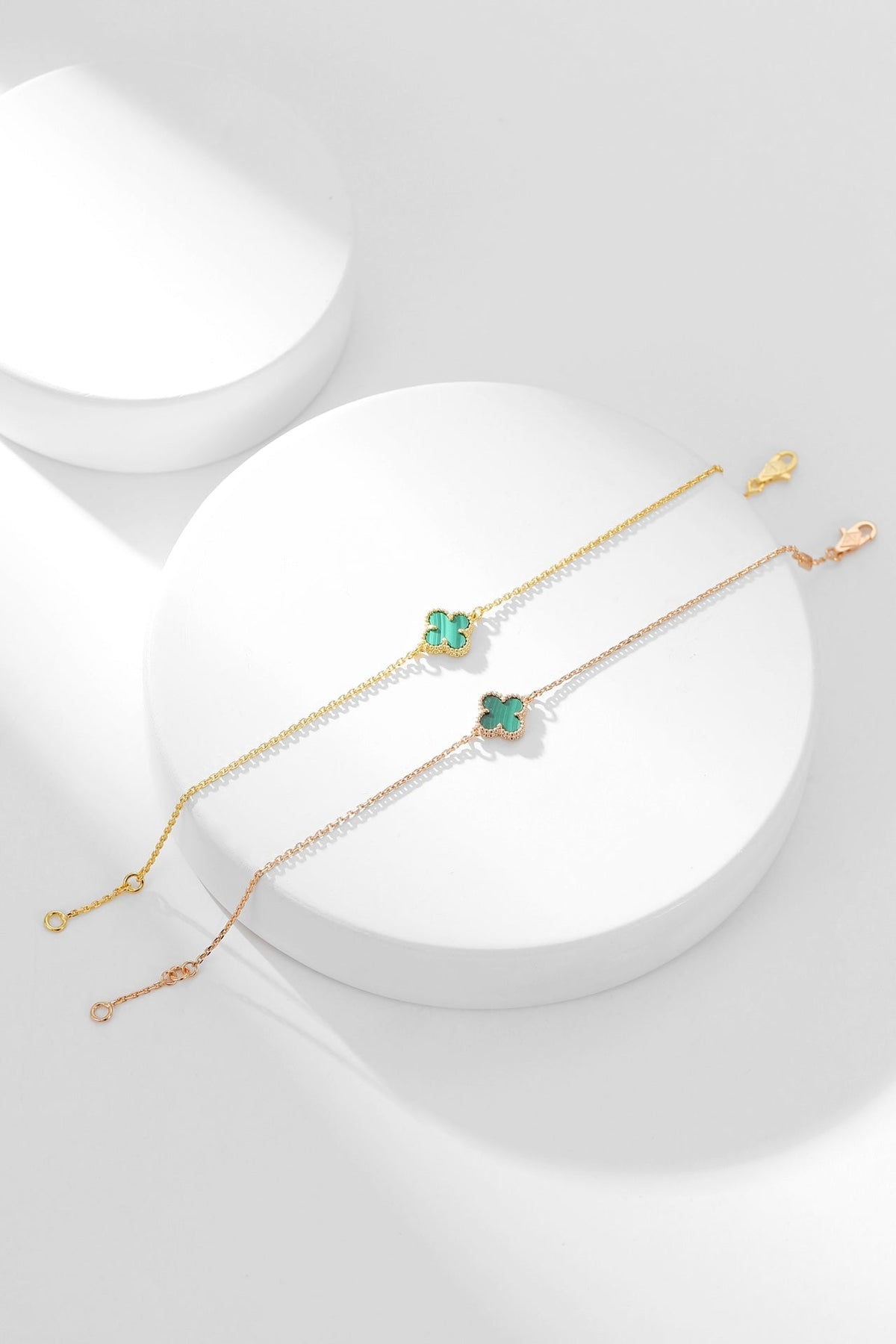 [⭐Sparkve]CLOVER BRACELET MALACHITE 1 MOTIF