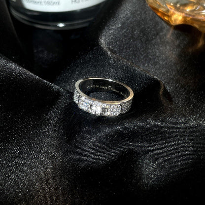 [⭐Sparkve]KELLY SILVER DIAMOND RING