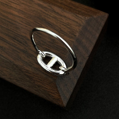 [⭐Sparkve]RONDE SMALL SILVER DIAMOND RING