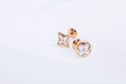 [⭐Sparkve]STAR AND SUN PINK GOLD MOP STUD EARRINGS