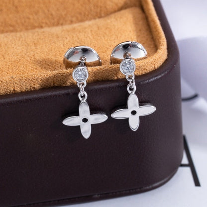 [⭐Sparkve]VIDYLLE SILVER DIAMOND MINI DROP EARRINGS