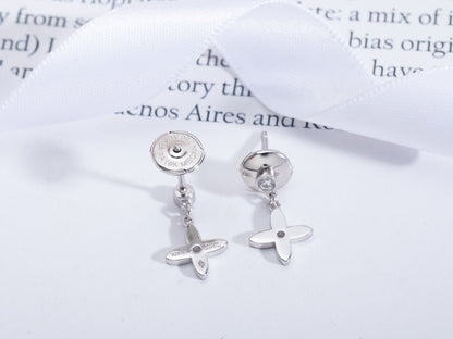 [⭐Sparkve]VIDYLLE SILVER DIAMOND MINI DROP EARRINGS