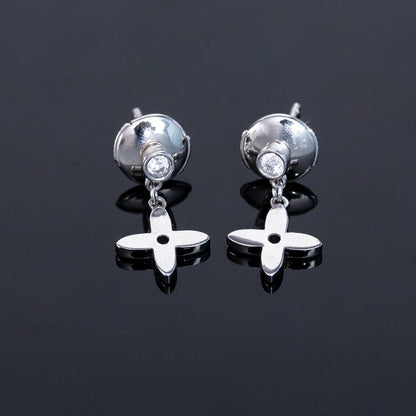 [⭐Sparkve]VIDYLLE SILVER DIAMOND MINI DROP EARRINGS