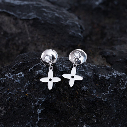 [⭐Sparkve]VIDYLLE SILVER DIAMOND MINI DROP EARRINGS