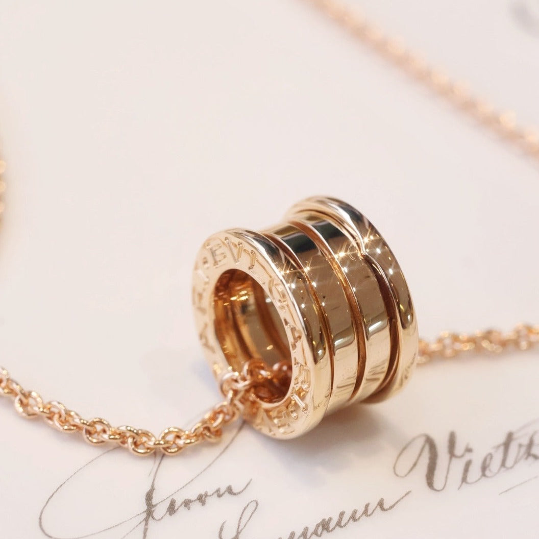 [⭐Sparkve]ZERO 1 PINK GOLD NECKLACE