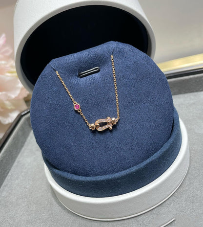 [⭐Sparkve]FORCE 10 DIAMOND CHAIN LINK PINK GOLD BRACELET