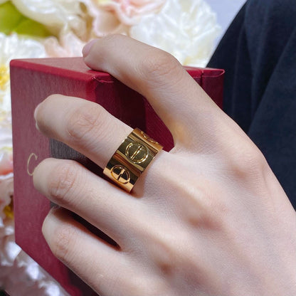 [⭐Sparkve]LOVE 11MM LARGE RING