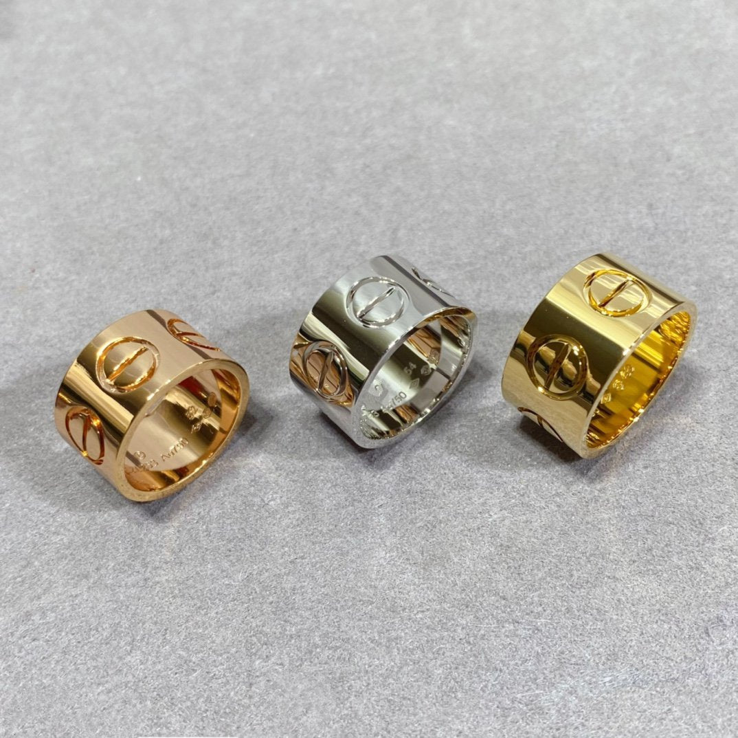 [⭐Sparkve]LOVE 11MM LARGE RING