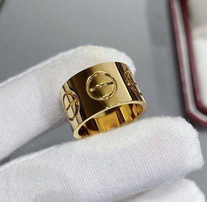 [⭐Sparkve]LOVE 11MM LARGE RING