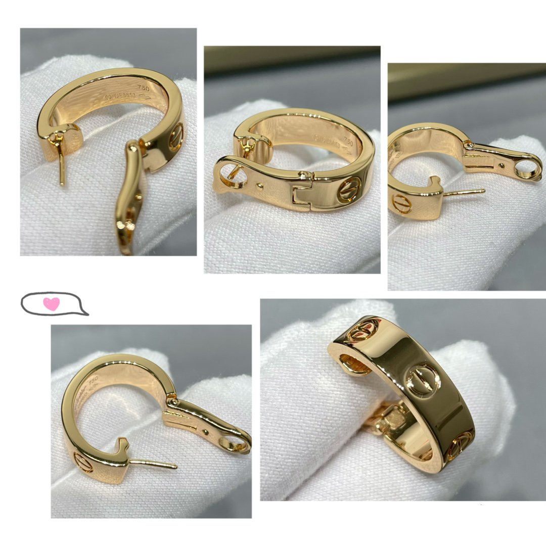 [⭐Sparkve]LOVE 5.5MM EARRINGS
