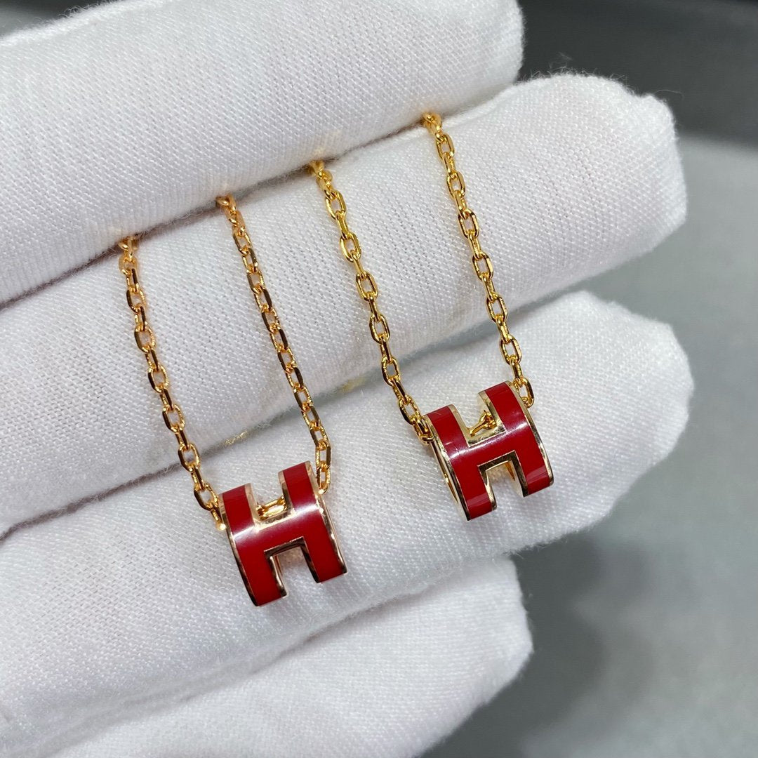 [⭐Sparkve]MINI POP H NECKLACE