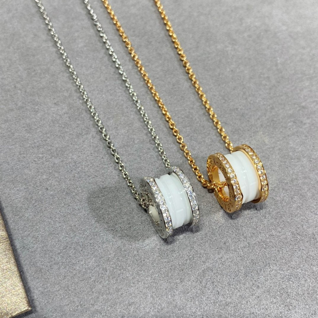 [⭐Sparkve]ZERO 1 DIAMOND CERAMIC NECKLACE