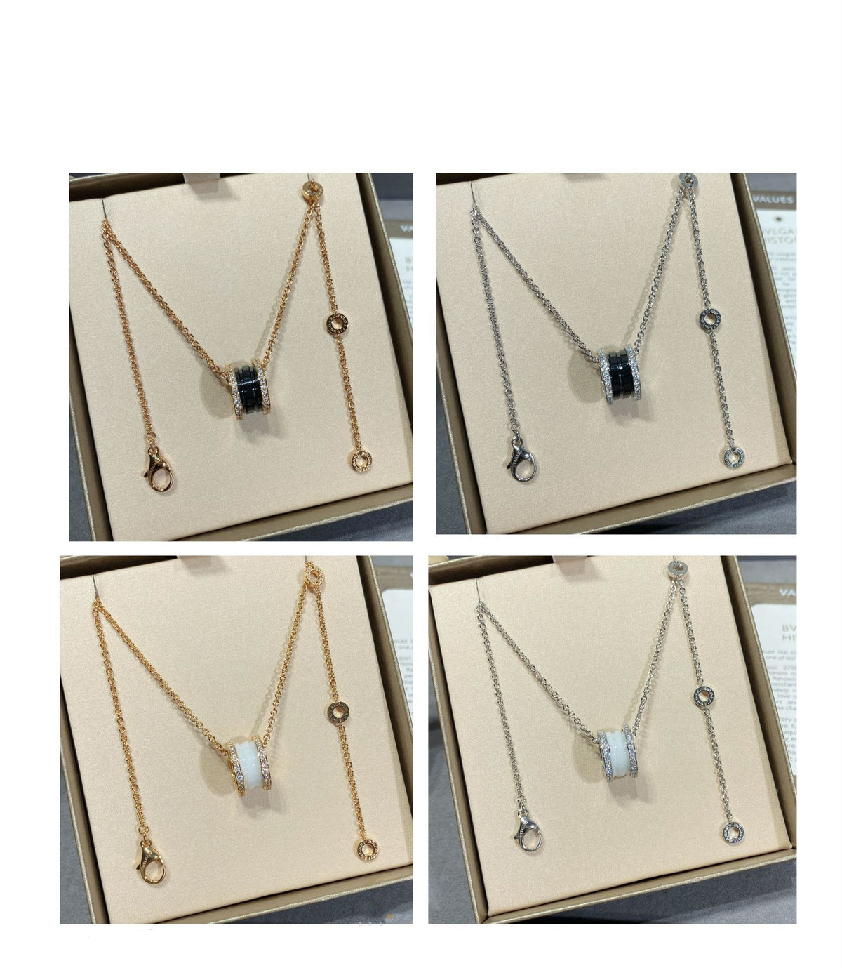 [⭐Sparkve]ZERO 1 DIAMOND CERAMIC NECKLACE