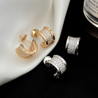 [⭐Sparkve]ZERO 1 DIAMOND PAVED EARRINGS