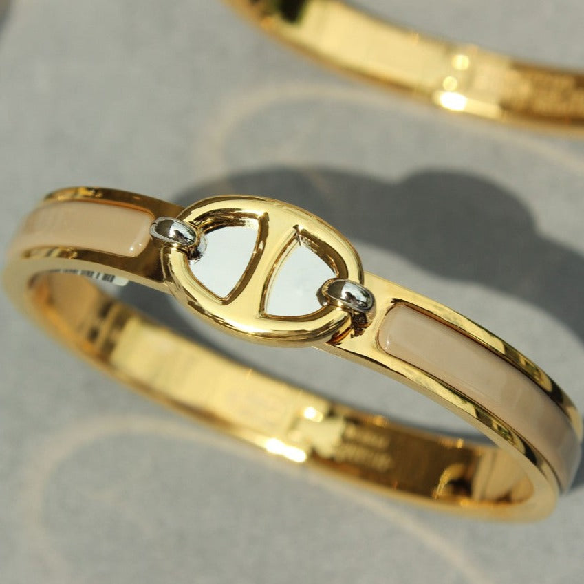 [⭐Sparkve]CLIC CHAINE GOLD BRACELET