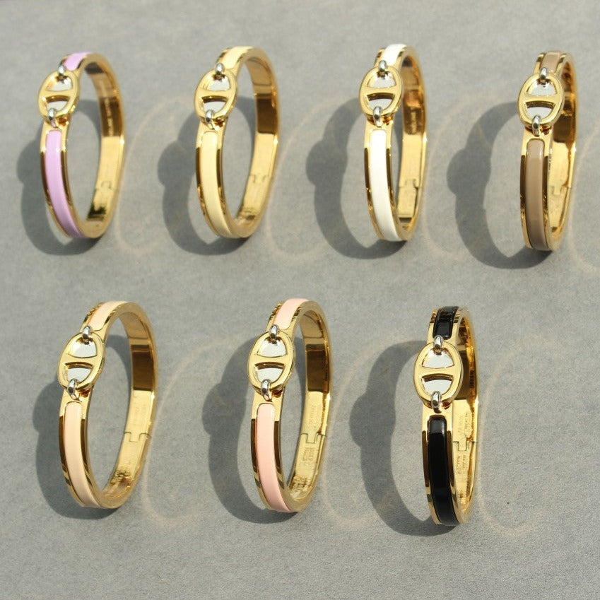 [⭐Sparkve]CLIC CHAINE GOLD BRACELET