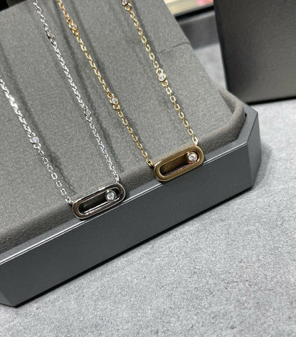 [⭐Sparkve]MOVE UNO DIAMOND NECKLACE