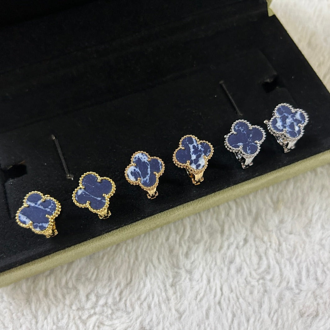 [⭐Sparkve]CLOVER PIETERSITE MEDIUM STUD EARRINGS