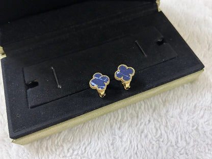 [⭐Sparkve]CLOVER PIETERSITE MEDIUM STUD EARRINGS