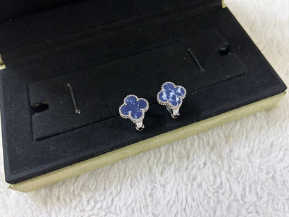 [⭐Sparkve]CLOVER PIETERSITE MEDIUM STUD EARRINGS