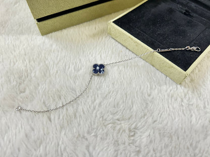 [⭐Sparkve]CLOVER 1 MOTIF PIETERSITE BRACELET
