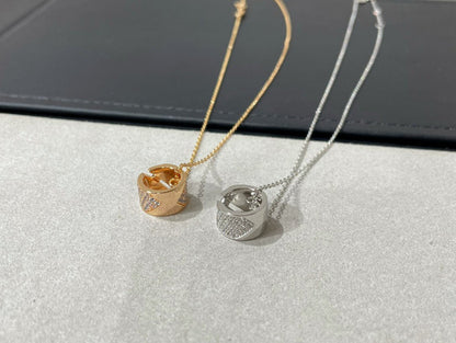 [⭐Sparkve]LIENS EVIDENCE DIAMOND PAVED NECKLACE