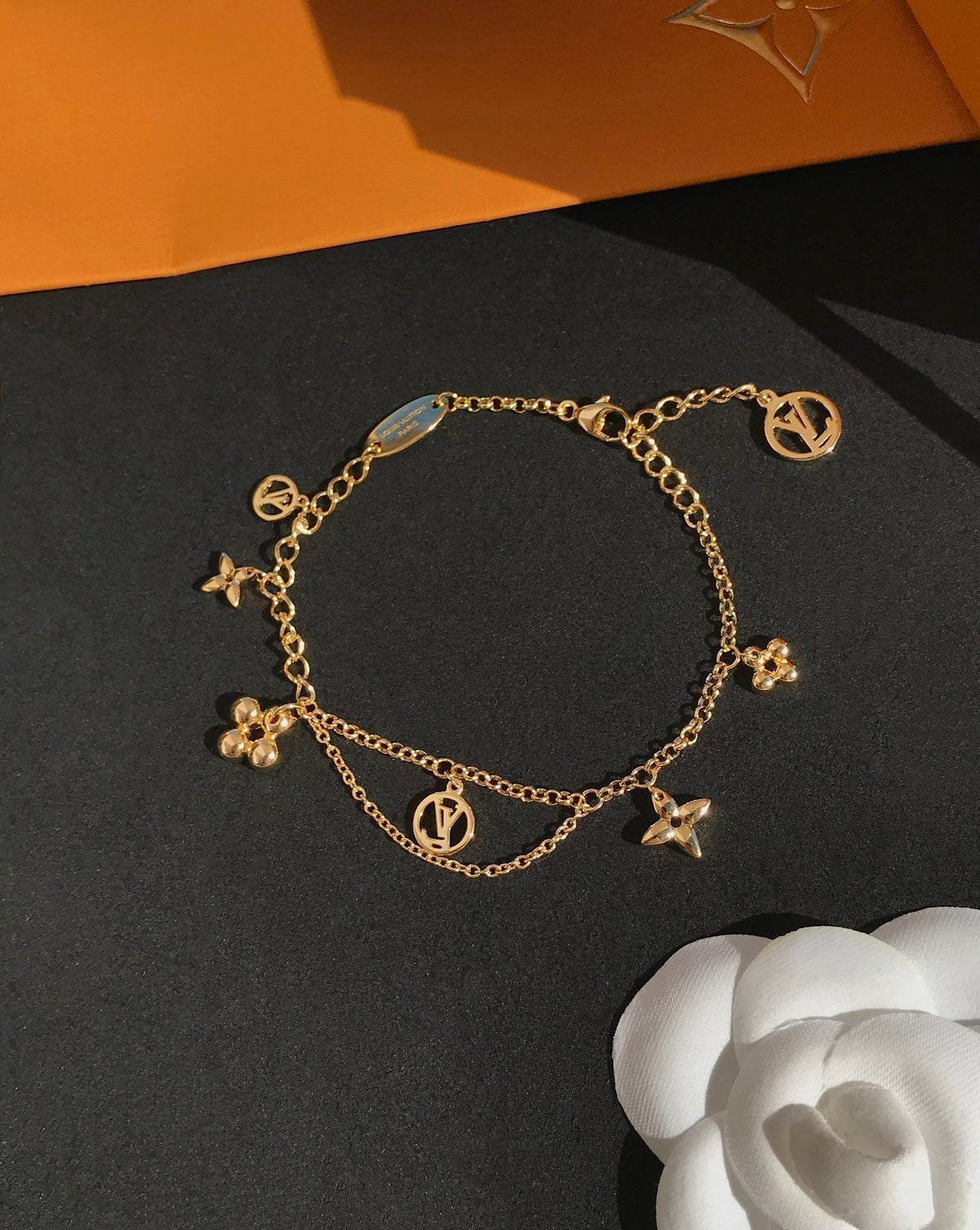 [⭐Sparkve]BLOOMING PINK GOLD MOP BRACELET