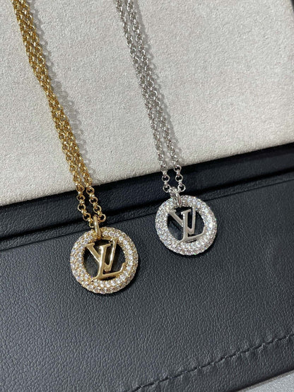 [⭐Sparkve]BY NIGHT DIAMOND PAVED NECKLACE