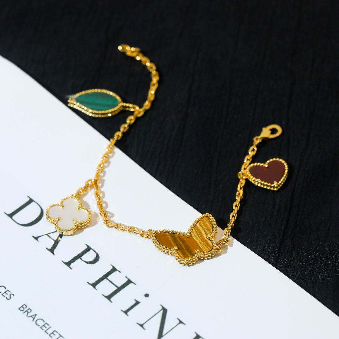 [⭐Sparkve]Sparkve SPRING 5 MOTIF GOLD BRACELET
