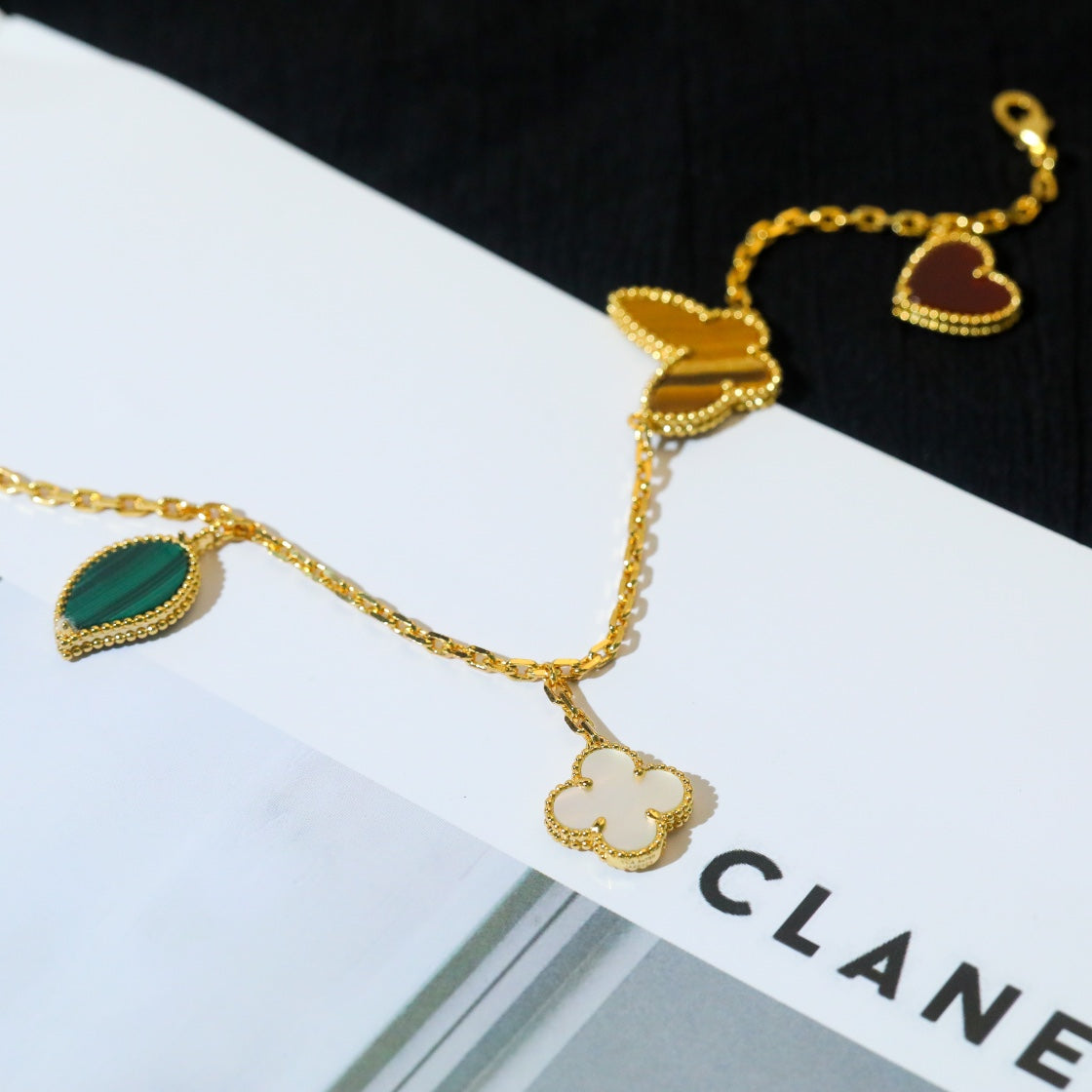 [⭐Sparkve]Sparkve SPRING 5 MOTIF GOLD BRACELET