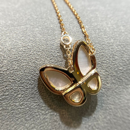 [⭐Sparkve]BUTTERFLY MOP DIAMOND NECKLACE