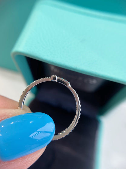 [⭐Sparkve Jewels]T SMALL RING DIAMOND SILVER