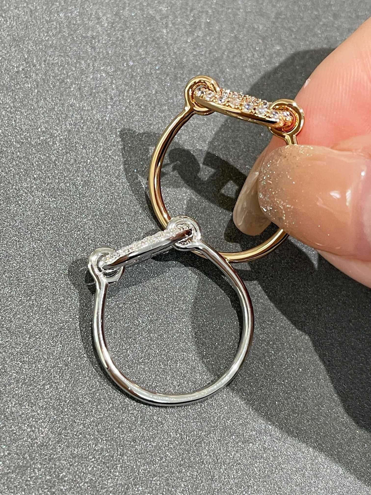[⭐Sparkve]RONDE SMALL DIAMOND RING