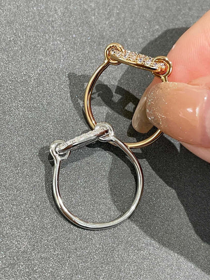 [⭐Sparkve]RONDE SMALL DIAMOND RING