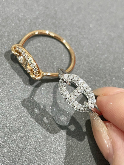 [⭐Sparkve]RONDE SMALL DIAMOND RING