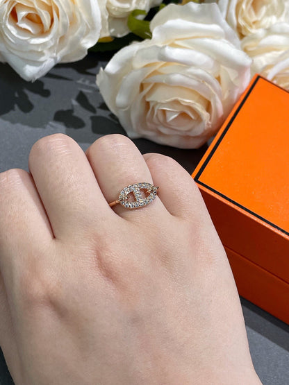 [⭐Sparkve]RONDE SMALL DIAMOND RING