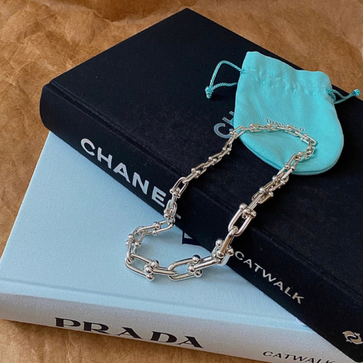 [⭐Sparkve Jewels]HARDWEAR SILVER CHOKER
