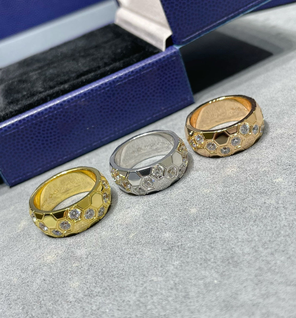 [⭐Sparkve]BEE LOVE DIAMOND LARGE RING