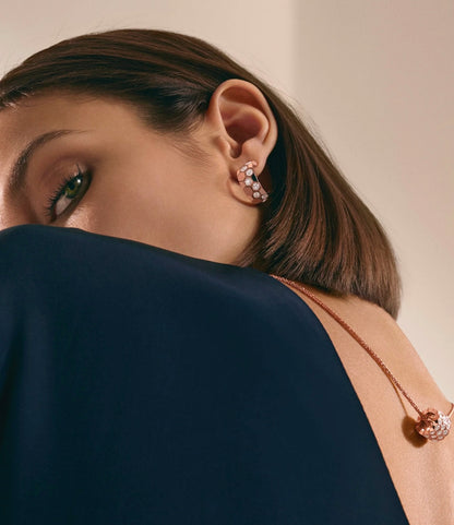 [⭐Sparkve]BEE LOVE DIAMOND HOOP EARRINGS