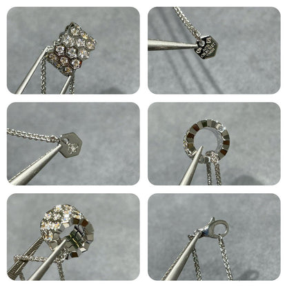 [⭐Sparkve]BEE LOVE DIAMOND PAVED 3 ROW NECKLACE