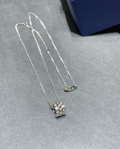 [⭐Sparkve]BEE LOVE DIAMOND PAVED 3 ROW NECKLACE