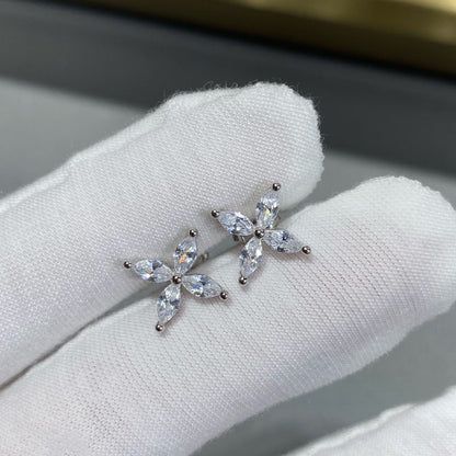 [⭐Sparkve Jewels]VICTORIA SILVER DIAMOND STUD MINI EARRINGS