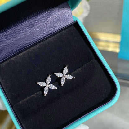 [⭐Sparkve Jewels]VICTORIA SILVER DIAMOND STUD MINI EARRINGS