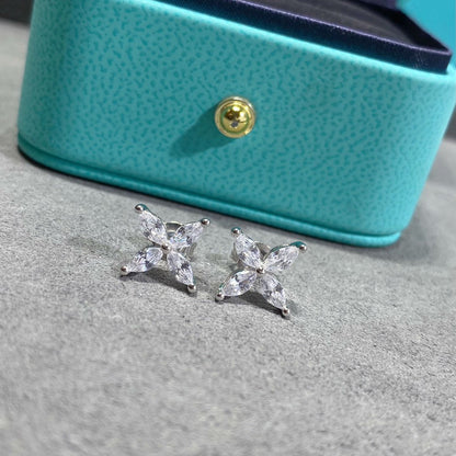 [⭐Sparkve Jewels]VICTORIA SILVER DIAMOND STUD MINI EARRINGS