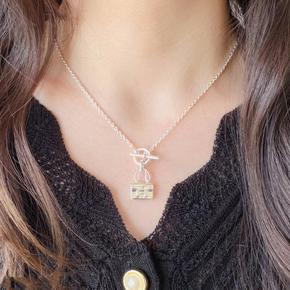 [⭐Sparkve]CONSTANCE PEDANT SILVER NECKLACE