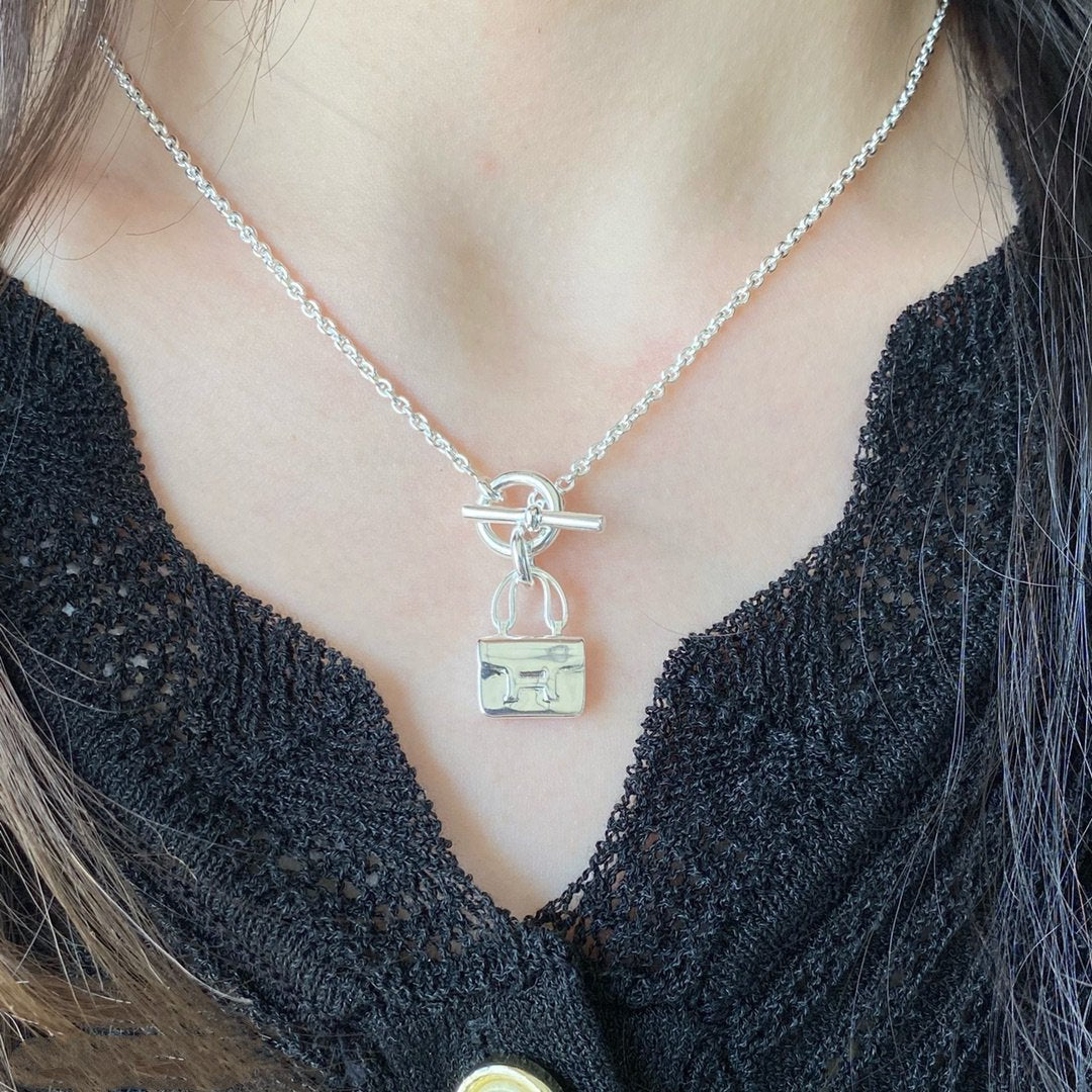 [⭐Sparkve]CONSTANCE PEDANT SILVER NECKLACE