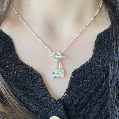 [⭐Sparkve]CONSTANCE PEDANT SILVER NECKLACE