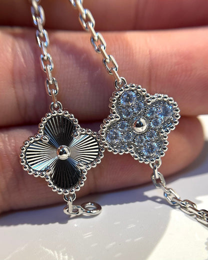 [⭐Sparkve] CLOVER 5 MOTIF LASER BRACELET COLLECTION